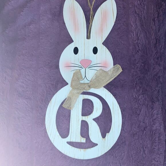Monogram Bunny Door Hangers - Picture 1 of 6
